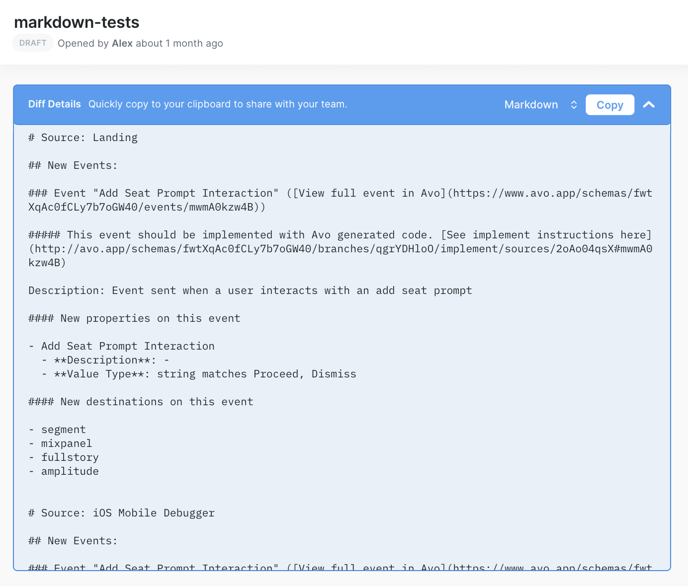 Implementation instructions